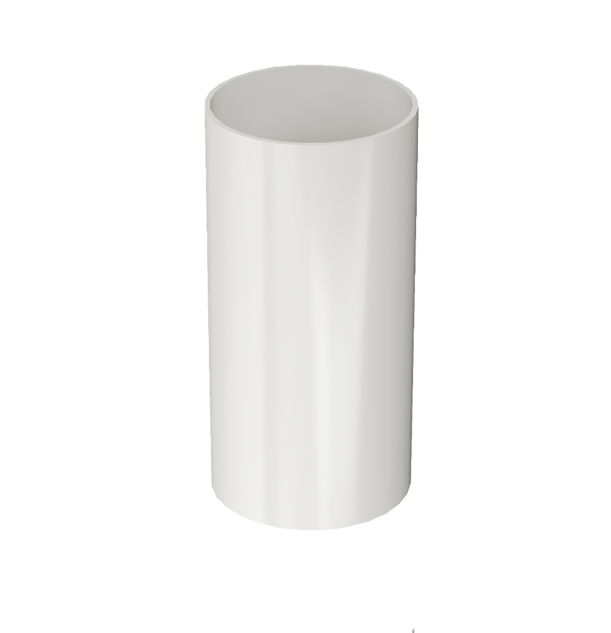 Труба водосточная 3 м Стандарт (Standard), белый - 1